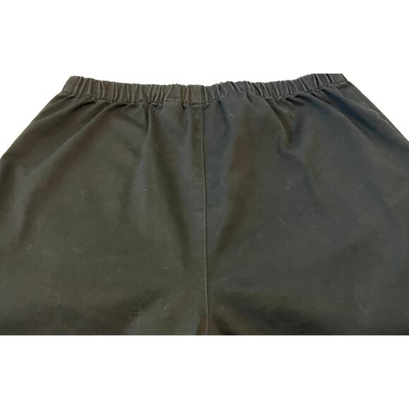 CROFT & BARROW HI-RISE STRAIGHT LEG PULL-ON KHAKI PANTS, WOMENS, XXL, BLACK - Picture 4 of 9